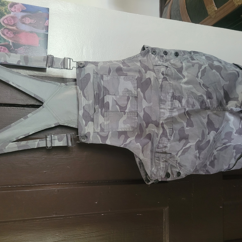 Gray Camouflage Overalls